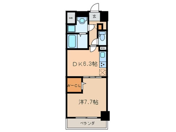 メイボートレスの物件間取画像